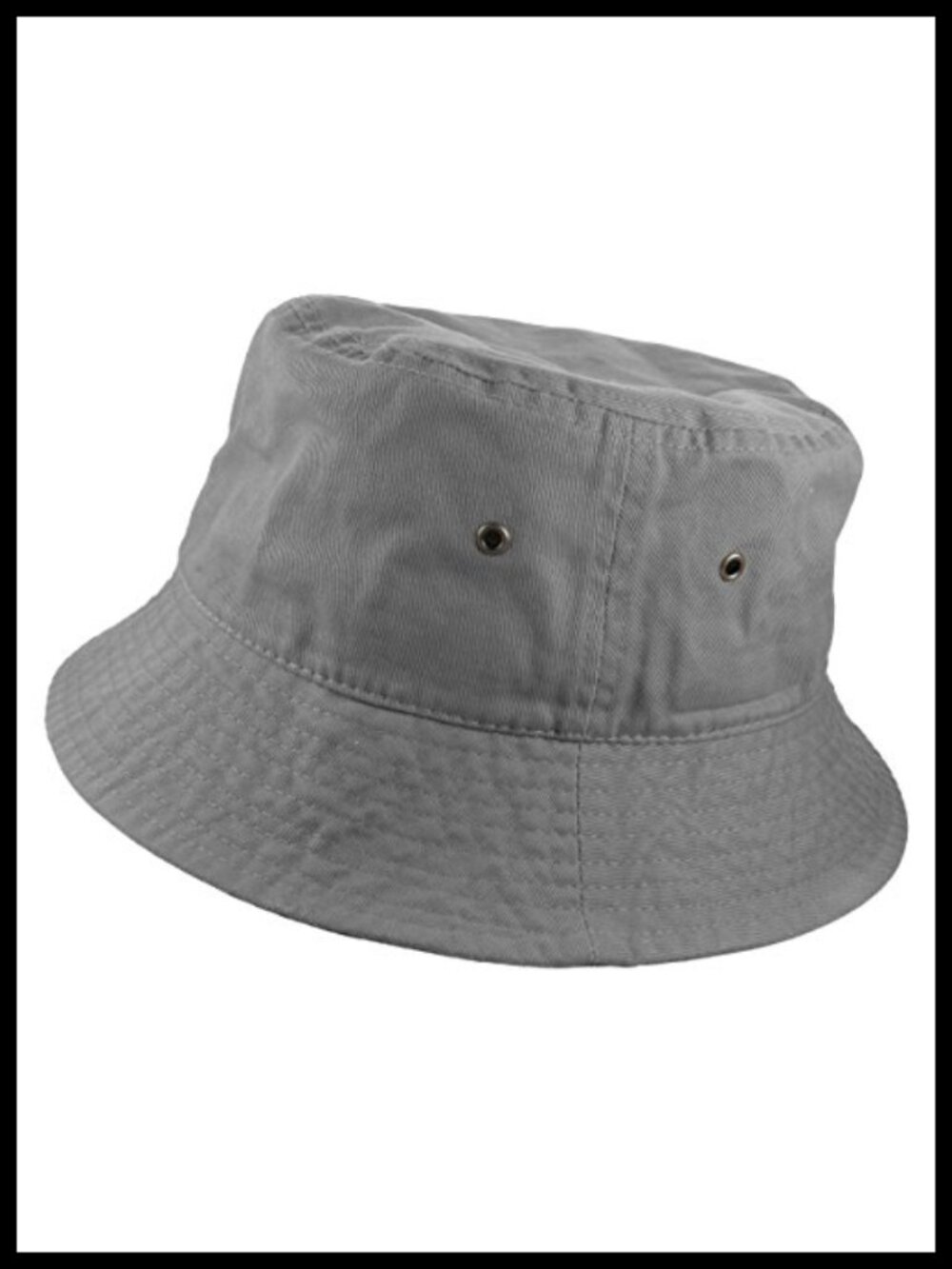 100% Cotton Packable Bucket Hat for Men Women Travel Fishing Sun Protection
